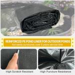 Large 40x40 FT Reinforced PE Pond Liner