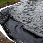 2 Pack 4x7 Feet Black Pond Liner for Water Features
