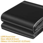 Durable 13x17 FT Pond Liner for Aquaculture