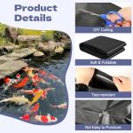Hlimior 10x13 FT Pond Liner for Garden Waterfalls