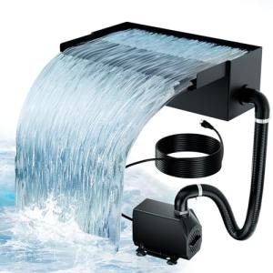 12.2" Outdoor Pond Waterfall Kit with Pump