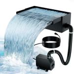 12.2" Outdoor Pond Waterfall Kit with Pump
