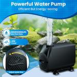 12.2" Outdoor Pond Waterfall Kit with Pump