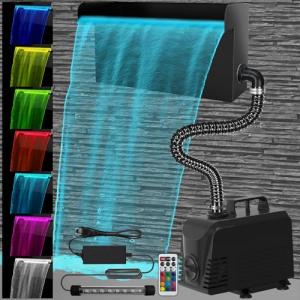 AquaMiracle Pond Waterfall Kit with LED Lights