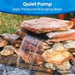 12.2" Outdoor Pond Waterfall Kit with Pump