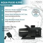 Savio 4,000 GPH Pond Pump Kit with Liner