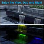 AquaMiracle Pond Waterfall Kit with LED Lights