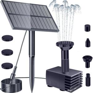 Solar Water Pump Kit for Bird Baths and Gardens