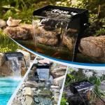 12.2" Outdoor Pond Waterfall Kit with Pump
