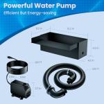 12.2" Outdoor Pond Waterfall Kit with Pump