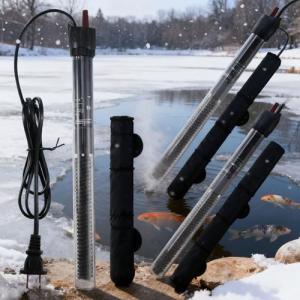 VIHOSE 300W Submersible Pond Heater with Suction Cups