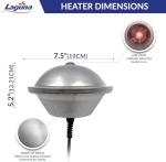 Laguna 500-Watt Pond Heater with Thermostat Control