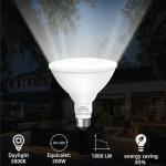 Dimmable 5000K LED Flood Light Bulbs 2-Pack