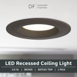 LED Recessed Ceiling Light with Adjustable Color Temperature