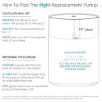 Sunnydaze 40 GPH Submersible Water Pump with LED