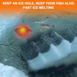 Aobiono 1000W Floating Pond Heater and De-Icer