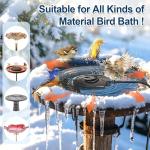 Bird Bath Heater for Winter, 100W Submersible