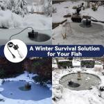 Floating Pond Heater with Temperature Control