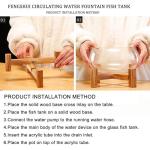 Zen Tabletop Waterfall Fountain with Replacement Pump