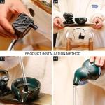 Zen Tabletop Waterfall Fountain with Replacement Pump