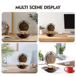 Tabletop Moon Waterfall Fountain with Soothing Sound