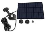 Sunlitec Solar Fountain Pump for Bird Bath