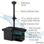 pond boss Medium Filter Kit with Pump for Ponds and Water Features