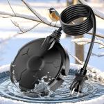 Winter Bird Bath Heater with Thermostat Control