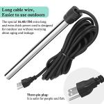 HITOP Outdoor Pond Heater with Floatable Foam