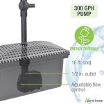 pond boss Medium Filter Kit with Pump for Ponds and Water Features