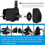 PULACO 800GPH Submersible Water Pump with Tubing