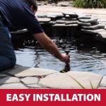 The Pond Guy ClearSolution Submersible Filter, Pump & Ultraviolet System for Outdoor Water Garden with Fountain Attachments & Diverter Valve, 1250