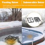 Floating Pond De-icer with Auto Shut Off