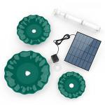 Solar-Powered 3-Tier Bird Bath and Fountain