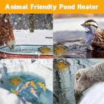 Floating Pond De-icer with Auto Shut Off