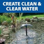 The Pond Guy ClearSolution Submersible Filter, Pump & Ultraviolet System for Outdoor Water Garden with Fountain Attachments & Diverter Valve, 1250