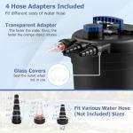 HAPPYGRILL 2642 GPH Pond Filter with UV-C Light