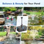 Pond Filter and Fountain Pump Kit, 50W