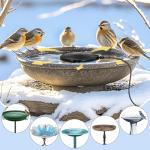 Winter Bird Bath Heater with Thermostat Control