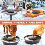 120W Outdoor Bird Bath Heater for Winter
