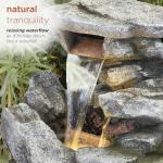 Alpine Outdoor Cascading Rock Waterfall Fountain