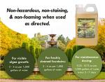 Fountain Algaecide and Clarifier - 64oz - Kills and Inhibits All Types of Algae Growth, Formulated for Small Ponds and Water Features, Treats up to 64,000 Gallons