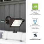 Designers Fountain FL2016N40-48 Integrated Led Adjustable Single-Head Bronze Outdoor Flood Light, 1775 lm, 4000K