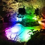 Hilittvne Underwater LED Lights, 18W RGB Color Changing Spotlights, IP68 Waterproof Submersible Spotlights Suitable for Garden Yard Lawn Pathway （Not Include Transformer）