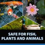 CrystalClear RapiClear Liquid Pond Flocculant for Outdoor Water Gardens, Fountains & Ponds, Natural Clarity Solution, Fish, Plant & Pet Safe, 32 Ounce