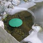 Farm Innovators Model PS-200 Pond De-Icer Heated Saucer, 200-Watt