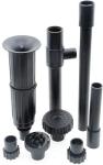Fountain Nozzle Kit, Outdoor Fountain Parts, Set of 8 Pieces Pond Fountain Head, Water Fountain Spray Head Kit for Garden