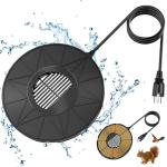 Loyala Bird Bath Heater, 70W Submersible Pond Deicer Bird Bath Deicer Birdbath Water Heater Thermostatic Control Power Saving for Outdoors in Winter (Single ice Melter)