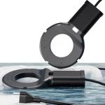 COICOTTC 2Pack 250 Watt Pond De-Icer with Thermostat, Cast Aluminum Submersible Bird Bath Heater, Heated Chicken Water, Power Cord 9.8 Ft