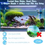Small Fountain Pumps Submersible Outdoor, 480GPH Durable 25W Outdoor Water Pump with 6.5ft Tubing & 4 Nozzles for Aquarium, Pond, Fish Tank, Water Pump Hydroponics, Backyard Fountain